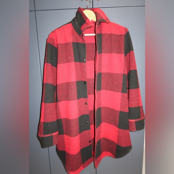 BB Dakota Red Plaid Jacket - Picture 1 of 3